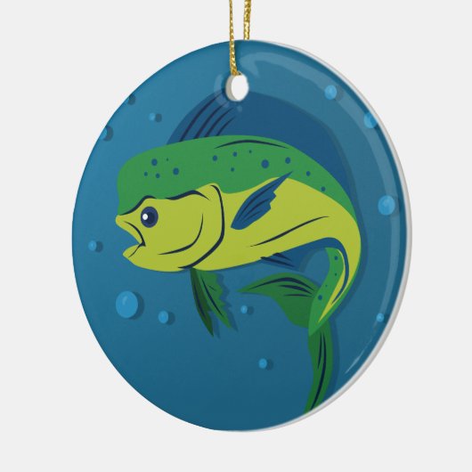 Mahi Mahi Keramisch Ornament (Links)