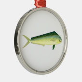 Mahi Mahi Metalen Ornament (Rechts)