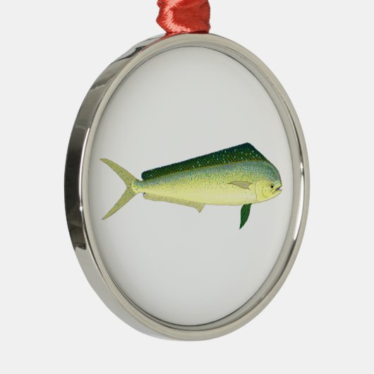Mahi Mahi Metalen Ornament (Rechts)