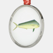Mahi Mahi Metalen Ornament (Links)