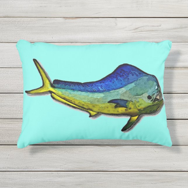 Mahi Mahi Outdoor Pillow Buitenkussen (Voorkant)