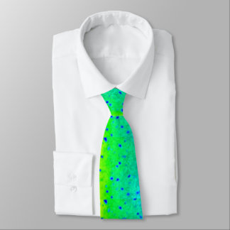 Mahi Mahi Print Tie Stropdas