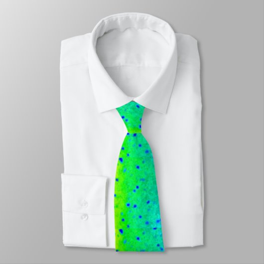 Mahi Mahi Print Tie Stropdas (Gebonden)