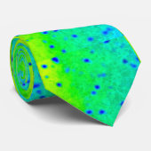 Mahi Mahi Print Tie Stropdas (Opgerold)