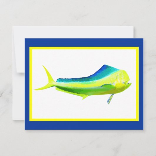 Mahi Mahi saltwater Kaart (Voorkant)