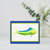 Mahi Mahi saltwater Kaart (Staand voorkant)