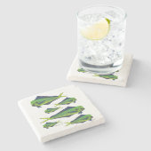 Mahi-mahi Stenen Onderzetter (Zijkant)