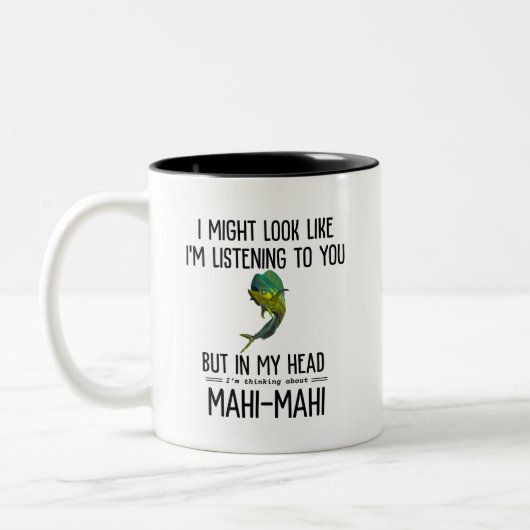 Mahi mahi tweekleurige koffiemok (Links)