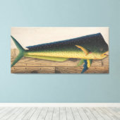Mahi-Mahi visartwork Canvas Afdruk (Insitu (Houten vloer))