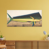 Mahi-Mahi visartwork Canvas Afdruk (Insitu (Woonkamer))
