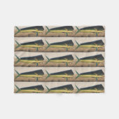 Mahi-Mahi visartwork Fleece Deken (Voorkant (Horizontaal))