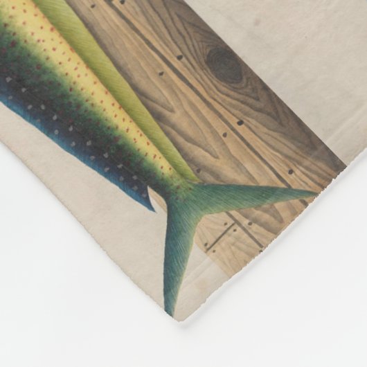 Mahi-Mahi visartwork Fleece Deken (Hoek)