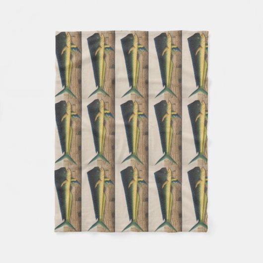 Mahi-Mahi visartwork Fleece Deken (Voorkant)