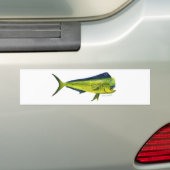 Mahi Mahi visbumper sticker (Op auto)