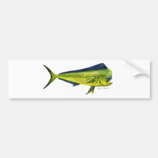Mahi Mahi visbumper sticker
