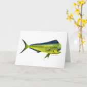 Mahi Mahi viskaart Kaart (Gele Bloem)