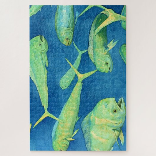 Mahi Mahi Vispuzzel Legpuzzel (Verticaal)