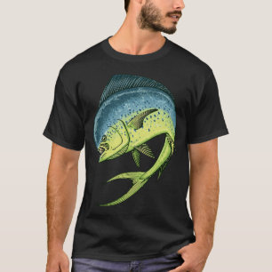 Mahi Mahi Vissen Dorado Zoutwater Hengelaar T-shirt