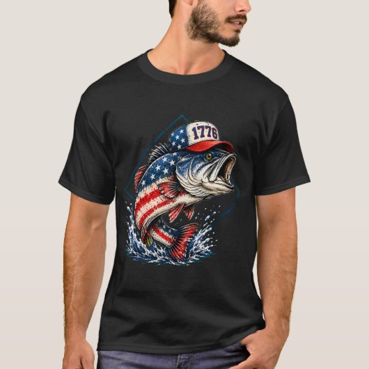Mahi-Mahi Visser Badge T-shirt (Voorkant)
