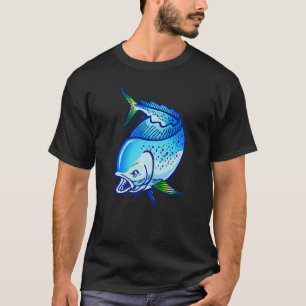 Mahi Mahi Vist Dorado Fisherman Angling Fan T-shirt