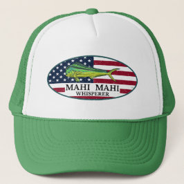 Mahi Mahi Whisperer Nautische Kust Mahi Mahi Trucker Pet
