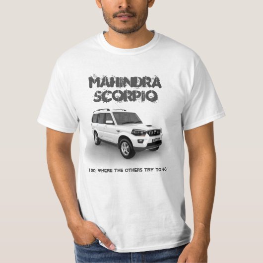 Mahindra Scorpio T-shirt (Voorkant)