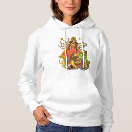 Mahishasur Mardini Durga Hoodie (Voorkant)