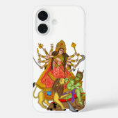 Mahishasur Mardini Durga Phone Hoesje (Achterkant)