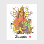 Mahishasur Mardini Durga Stickers (Vel)