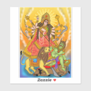 Mahishasur Mardini Durga Stickers