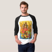 Mahishasur Mardini Durga T-shirt (Voorkant volledig)