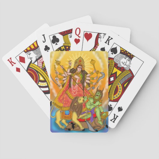 Mahishasur Mardini Toys Pokerkaarten (Achterkant)