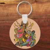 Mahishasura Mardini Sleutelhanger (Voorkant)