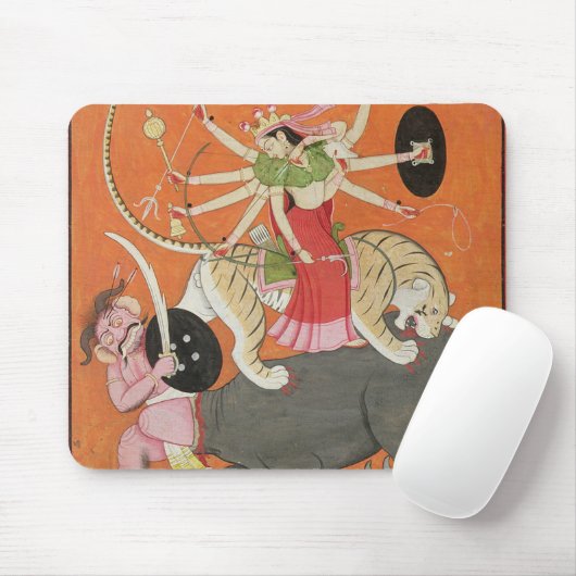 "Mahishasuramardini" uit de "Devimahatmya van Ma Muismat (Met muis)