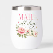 Mahj de hele dag Mahjong Bloemig Elegant (Achterkant)