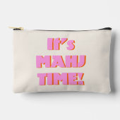 Mahj Mahjong Mah Jong Roze Quote Schattige Plezier Etui (Voorkant)