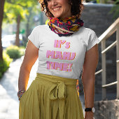 Mahj Mahjong Mah Jong Roze Quote Schattige Plezier T-shirt