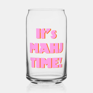 Mahj Mahjong Mah Jongg Roze Citaat Schattig Leuk Blikvorm Glas