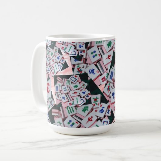 mahj-mok koffiemok (Voorkant links)