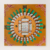 Mahj Mystic Circle Puzzle Legpuzzel (Verticaal)