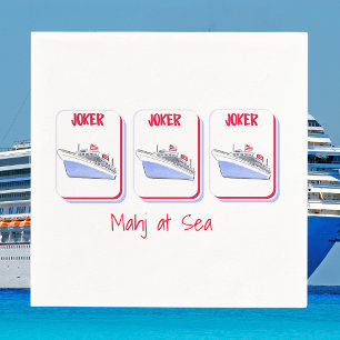Mahj op Zee Mahjong Cruise Servet