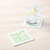 Mahj Paper Onderzetter in het groen (Insitu)