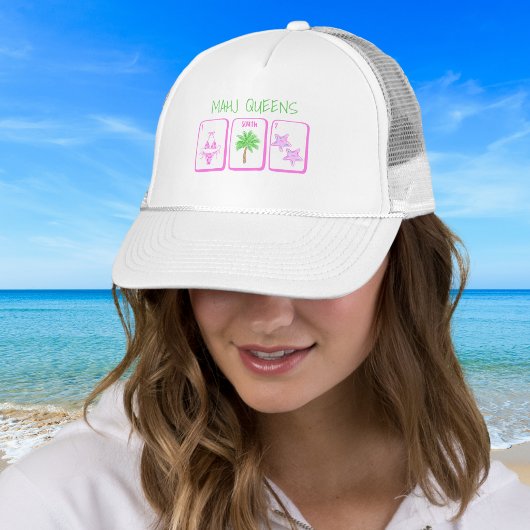 MAHJ Queens Beach Mahjong Trucker Pet