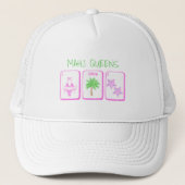 MAHJ Queens Beach Mahjong Trucker Pet (Voorkant)