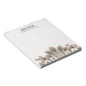 Mahj Squad Game Night Notes Kerstcadeau Notitieblok (Schuin)