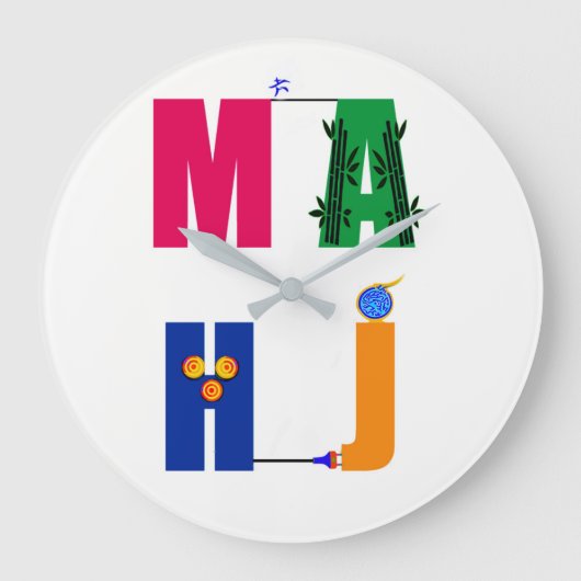 MAHJ World Clock Grote Klok (Voorkant)