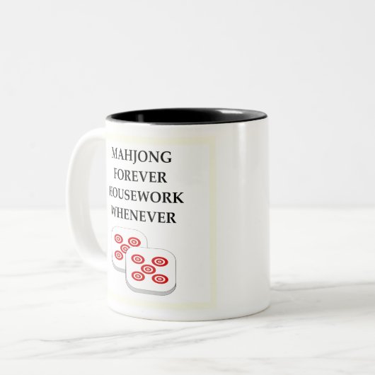MAHJON TWEEKLEURIGE KOFFIEMOK (Voorkant links)