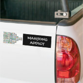 MAHJONG ADDICT BUMPERSTICKER (Op Truck)