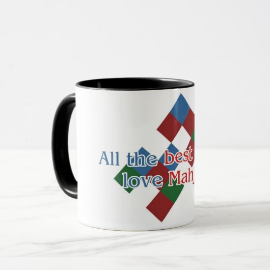 Mahjong Addict's mok (Voorkant links)