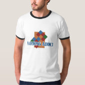 Mahjong Addict's ringer-t T-shirt (Voorkant)